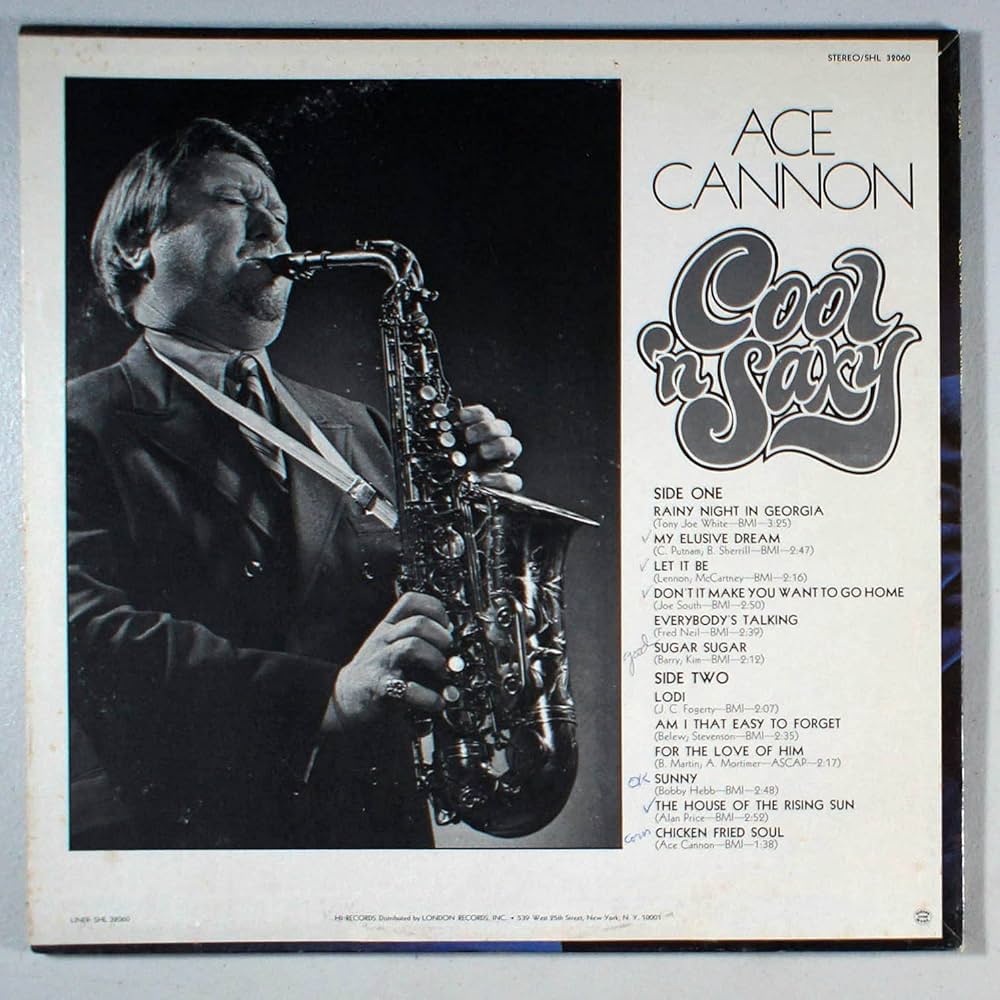 Ace Cannon - Ace Cannon: Cool 'N Saxy [Vinyl LP] [Stereo